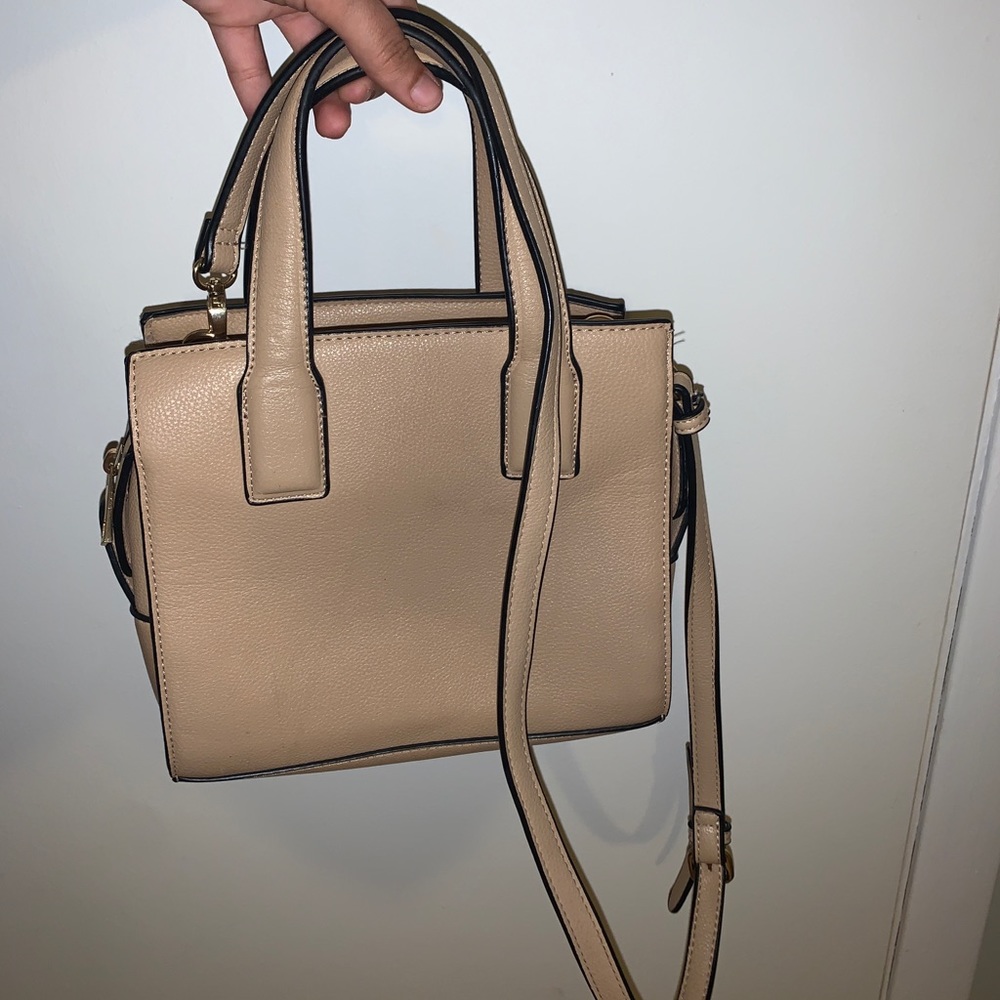 Mini Beige cross over bag